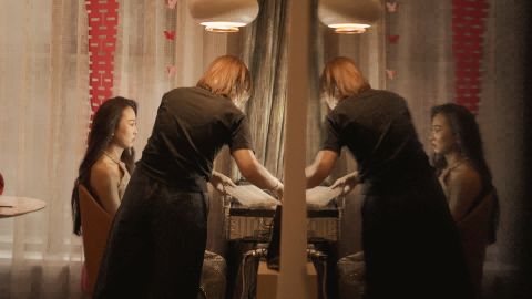 婚礼奶咖暗调